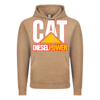 Vintage Coffee cat diesel power Vintage Hoodie - linhVisuals