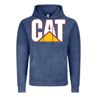 Vintage Denim cat Vintage Hoodie - linhVisuals