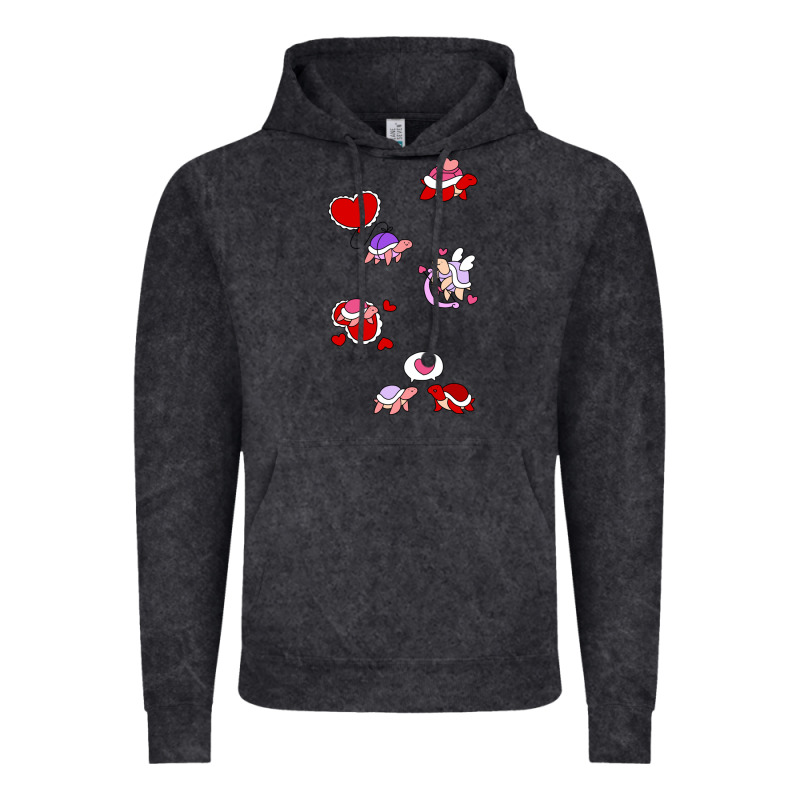 Valentines Day Turtles Vintage Hoodie by linhVisuals | Teevron