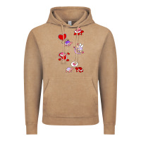Vintage Coffee valentines day turtles Vintage Hoodie - linhVisuals