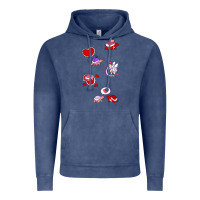 Vintage Denim valentines day turtles Vintage Hoodie - linhVisuals