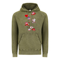 Vintage Olive valentines day turtles Vintage Hoodie - linhVisuals