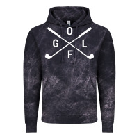 Cloud Black Golf Club 001 Vintage Hoodie - linhVisuals