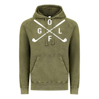 Vintage Olive Golf Club 001 Vintage Hoodie - linhVisuals