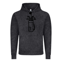 Vintage Black Golf Club 003 Vintage Hoodie - linhVisuals