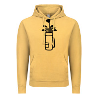 Vintage Mustard Golf Club 003 Vintage Hoodie - linhVisuals