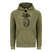 Vintage Olive Golf Club 003 Vintage Hoodie - linhVisuals