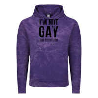 Cloud Purple i'm not gay but $20 is $20 (white) Vintage Hoodie - linhVisuals