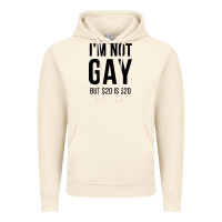 Vintage Artic i'm not gay but $20 is $20 (white) Vintage Hoodie - linhVisuals