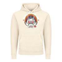 Vintage Artic we're all gonna die funny cute unicorn Vintage Hoodie - linhVisuals