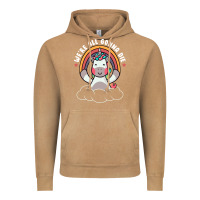 Vintage Camel we're all gonna die funny cute unicorn Vintage Hoodie - linhVisuals