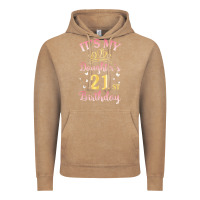 Vintage Coffee it's my daughter's 21st birthday happy to her mommy daddy t shirt Vintage Hoodie - linhVisuals