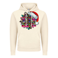 Vintage Artic serape and leopard christmas Vintage Hoodie - CowhideDigitalArt