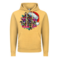Vintage Mustard serape and leopard christmas Vintage Hoodie - CowhideDigitalArt