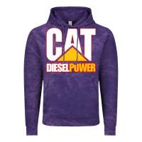 Cloud Purple cat diesel power Vintage Hoodie - linhVisuals