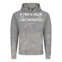 Cloud Rock if i had a dollar for everytime i got distracted Vintage Hoodie - linhVisuals