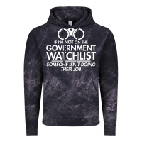 Cloud Black if i'm not on the government watchlist Vintage Hoodie - linhVisuals