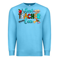 Ocean Blue best teacher ever Premium Sweatshirt - RanaPortraitStore