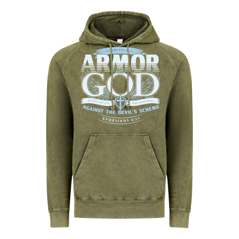 Armor Of God Bible Verse Scripture Vintage Hoodie by linhVisuals | Teevron