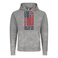 Cloud Rock american flag one nation under god Vintage Hoodie - linhVisuals