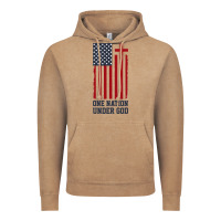 Vintage Coffee american flag one nation under god Vintage Hoodie - linhVisuals