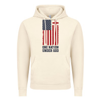 Vintage Artic american flag one nation under god Vintage Hoodie - linhVisuals