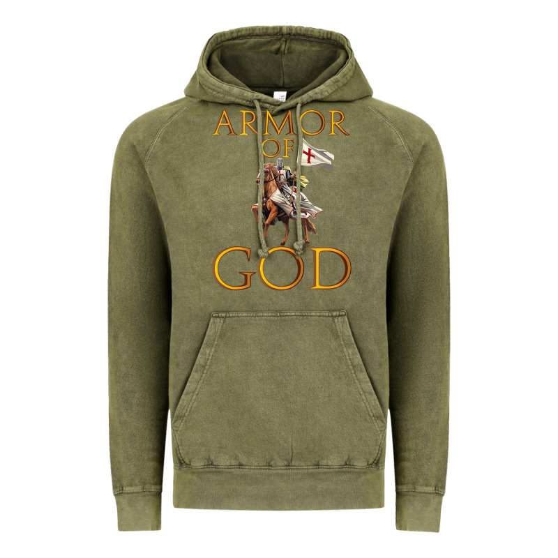 Armor Of God Ephesians Bible Verse Vintage Hoodie by linhVisuals | Teevron