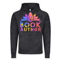 Vintage Black book author funny author book writing Vintage Hoodie - linhVisuals