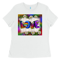 White Western Love LGBTQ Tumbler Ladies Tee - BundleAndBundleShop