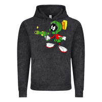 Vintage Black marvin the martian Vintage Hoodie - linhVisuals