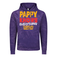 Cloud Purple pappy knows everything Vintage Hoodie - linhVisuals