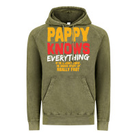 Vintage Olive pappy knows everything Vintage Hoodie - linhVisuals