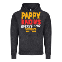 Vintage Black pappy knows everything Vintage Hoodie - linhVisuals