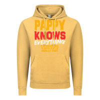 Vintage Mustard pappy knows everything Vintage Hoodie - linhVisuals