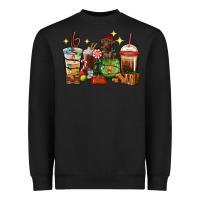 Black Christmas coffee cups with Labrador Heavyweight Sweatshirt - RanaPortraitStore