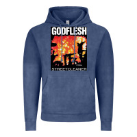 Vintage Denim GODFLESH Streetcleaner Vintage Hoodie - linhVisuals
