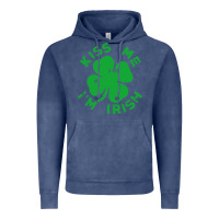 Vintage Denim kiss me im irish funny saint patrick day womens Vintage Hoodie - linhVisuals