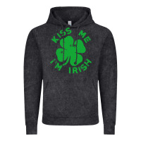 Vintage Black kiss me im irish funny saint patrick day womens Vintage Hoodie - linhVisuals