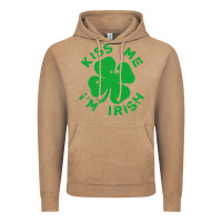 Vintage Coffee kiss me im irish funny saint patrick day womens Vintage Hoodie - linhVisuals