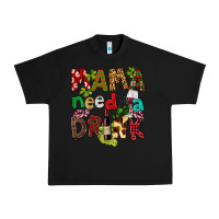 Black Mama Needs A Drink Urban Heavy Tee - FaDigitalArtStudio