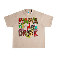 French Oak Mama Needs A Drink Urban Heavy Tee - FaDigitalArtStudio