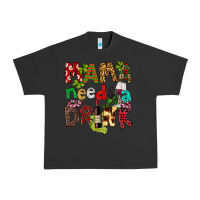 Pigment Black Mama Needs A Drink Urban Heavy Tee - FaDigitalArtStudio