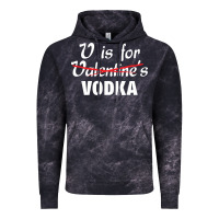 Cloud Black is for vodka valentine's day Vintage Hoodie - linhVisuals