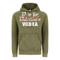 Vintage Olive is for vodka valentine's day Vintage Hoodie - linhVisuals