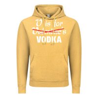 Vintage Mustard is for vodka valentine's day Vintage Hoodie - linhVisuals