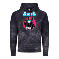 Cloud Black superhero punish her Vintage Hoodie - linhVisuals