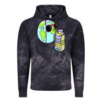 Cloud Black wrld drink Vintage Hoodie - linhVisuals