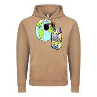 Vintage Coffee wrld drink Vintage Hoodie - linhVisuals
