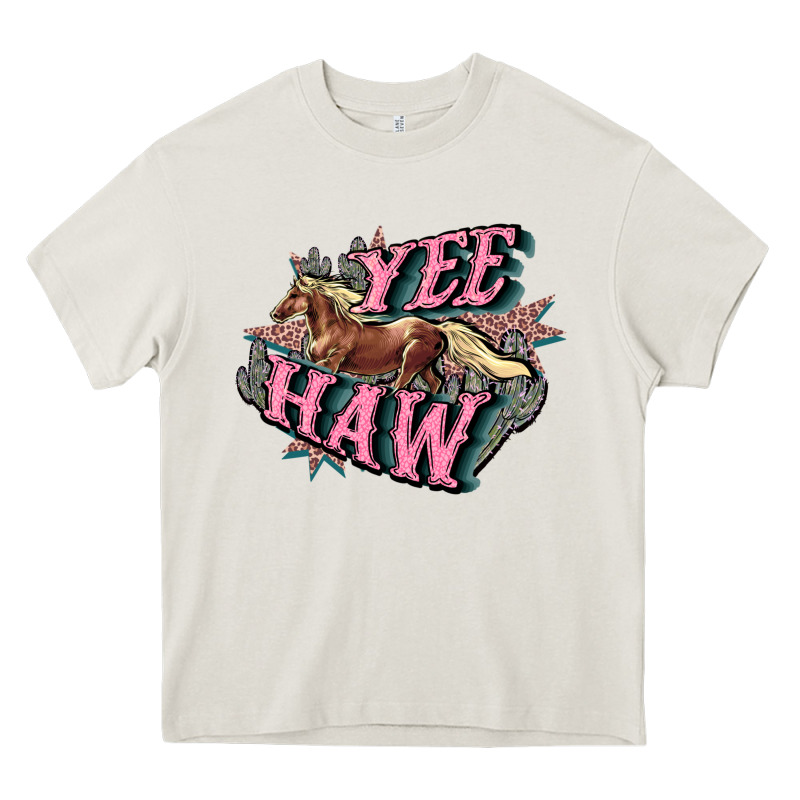 Yee Haw Heavy Core Tee by HowdyJamesFarm | Teevron