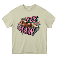 Mossy Yee haw Heavy Core Tee - HowdyJamesFarm